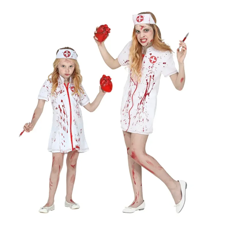 Zombie Sygeplejerske Børnekostume