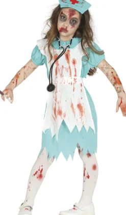 Zombie Sygeplejerske Kostume til Børn